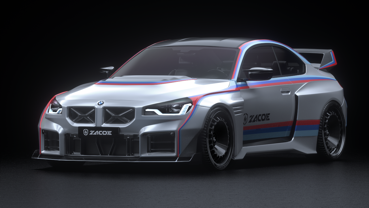ZACOE carbon fiber widebody for the BMW G87 M2.