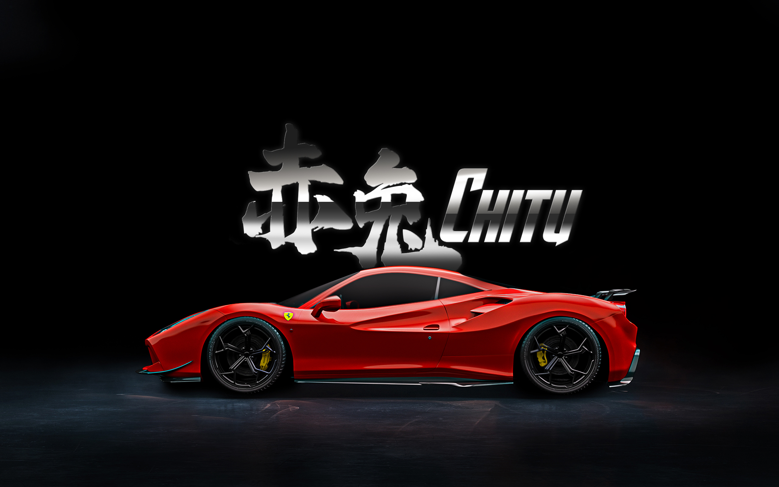 Ferrari 488 envisioned with Warhorse style Zacoe body kit and Thrilling V8 Soundtrack