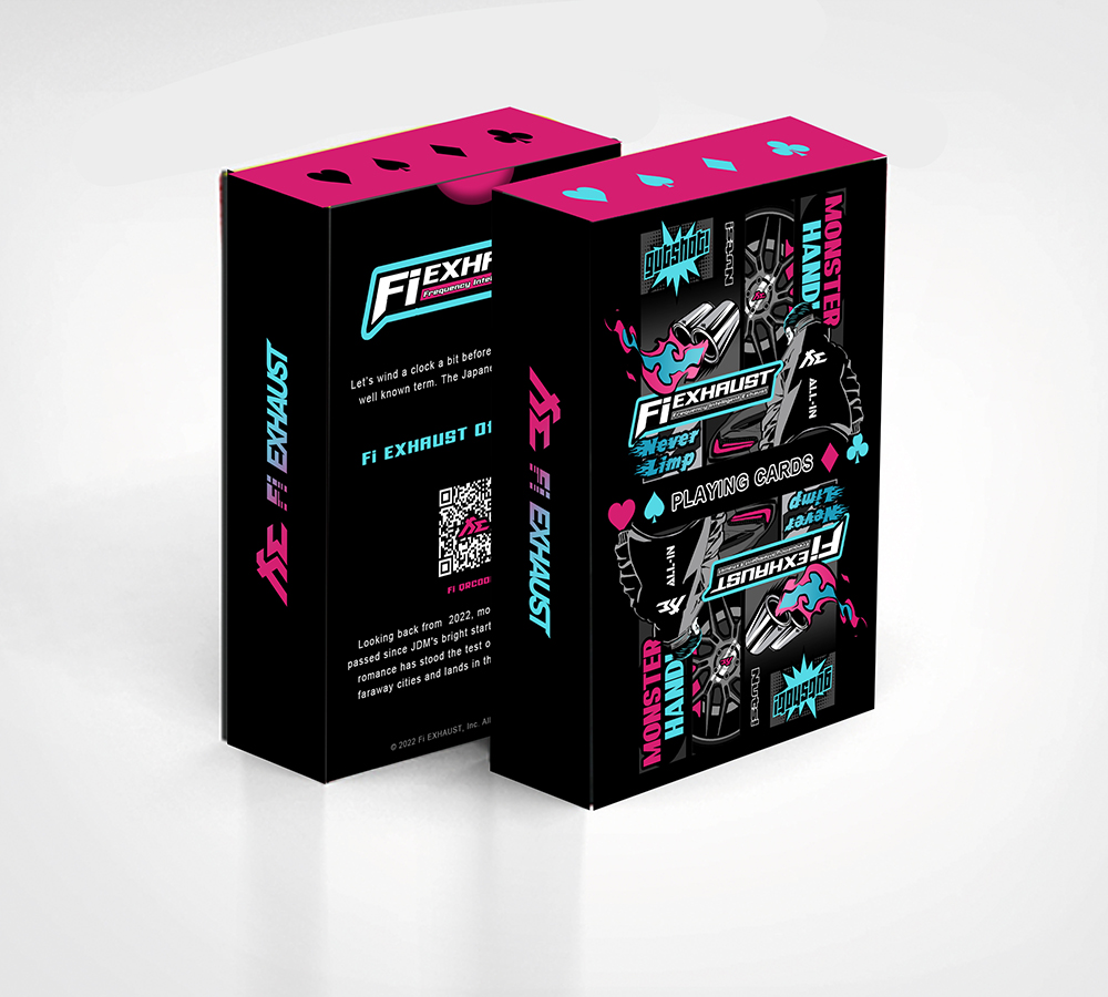 Petrol heads assemble!  Play with Fi, new Fi EXHAUST Playing Card out now!