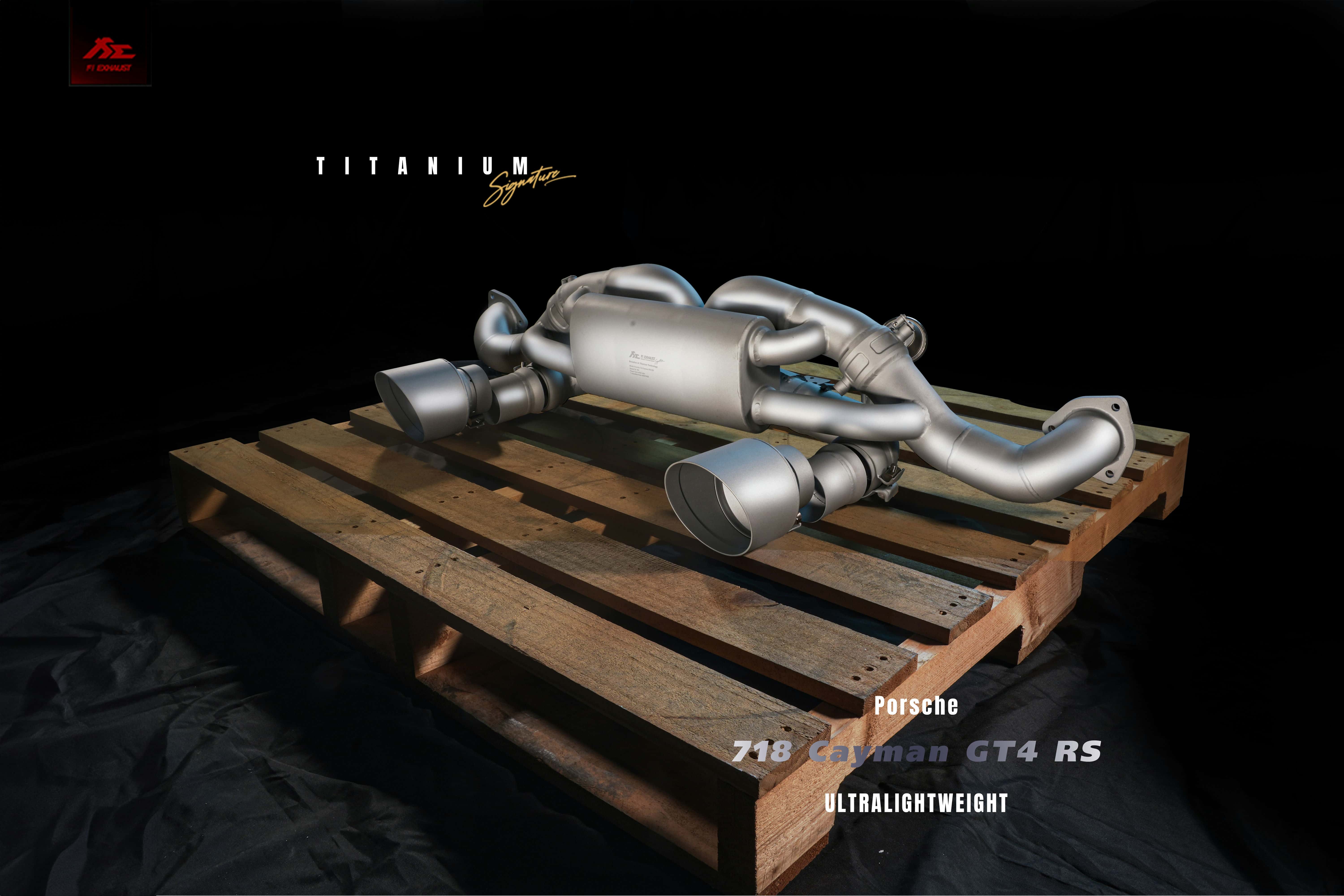 718 Cayman GT4 RS Titanium EXHAUST