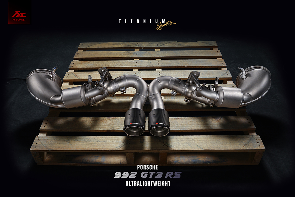 Porsche 992 GT3 TITANIUM valvetronic exhaust