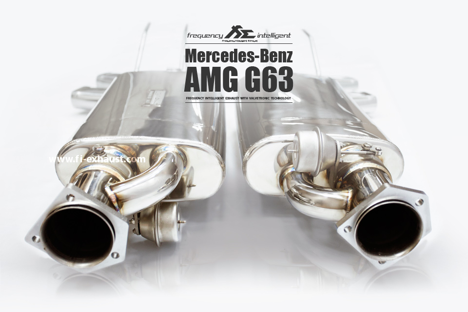 W463 AMG G63 EXHAUST Quad Tips