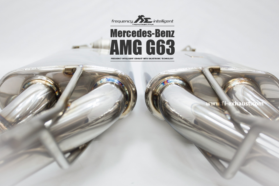 W463 AMG G63 EXHAUST Quad Tips