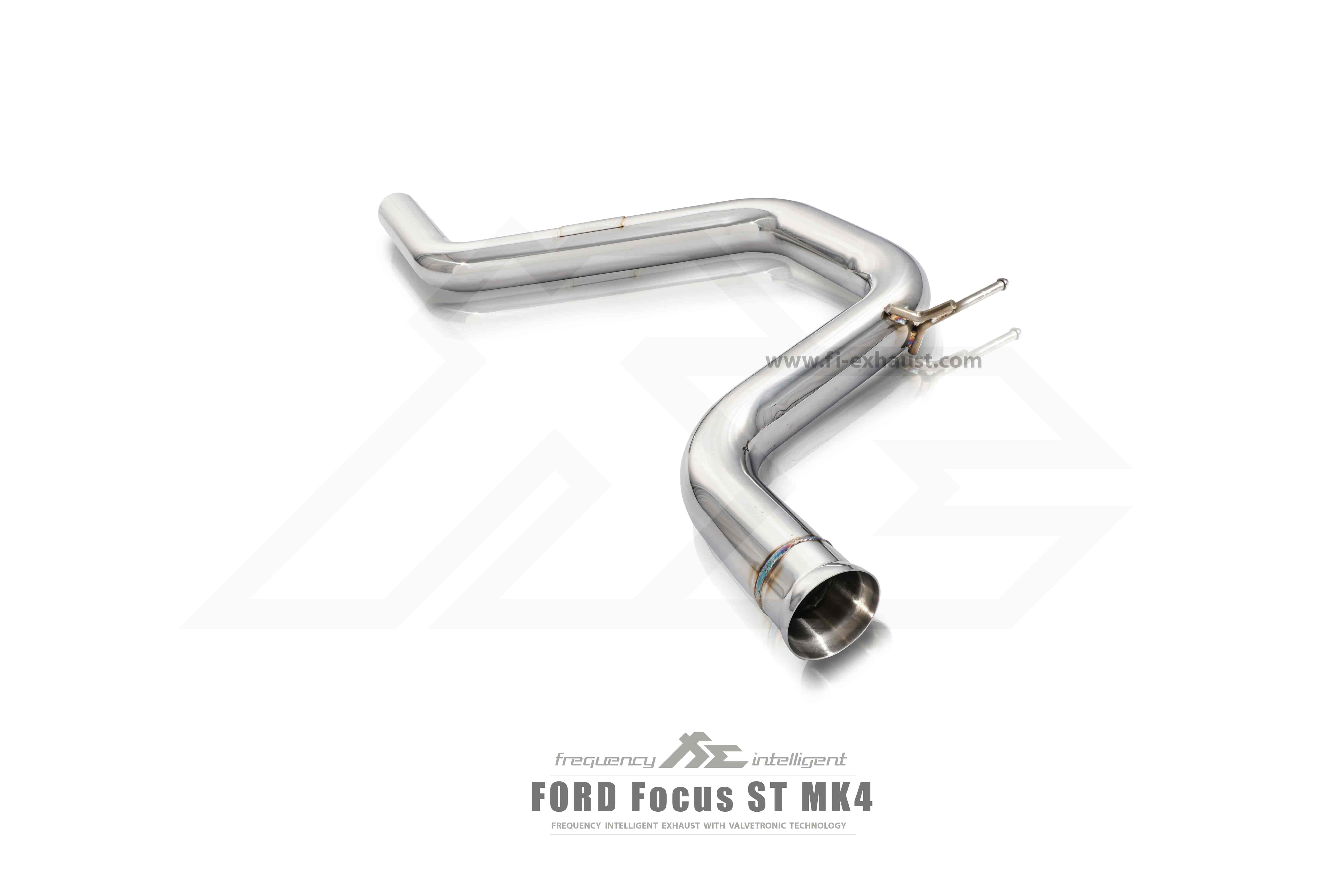 MBRP 3in T409 Dual Center Outlet Cat-Back Exhaust | Ford Focus ST 2.0L EcoBoost (13-14) (S4200409)