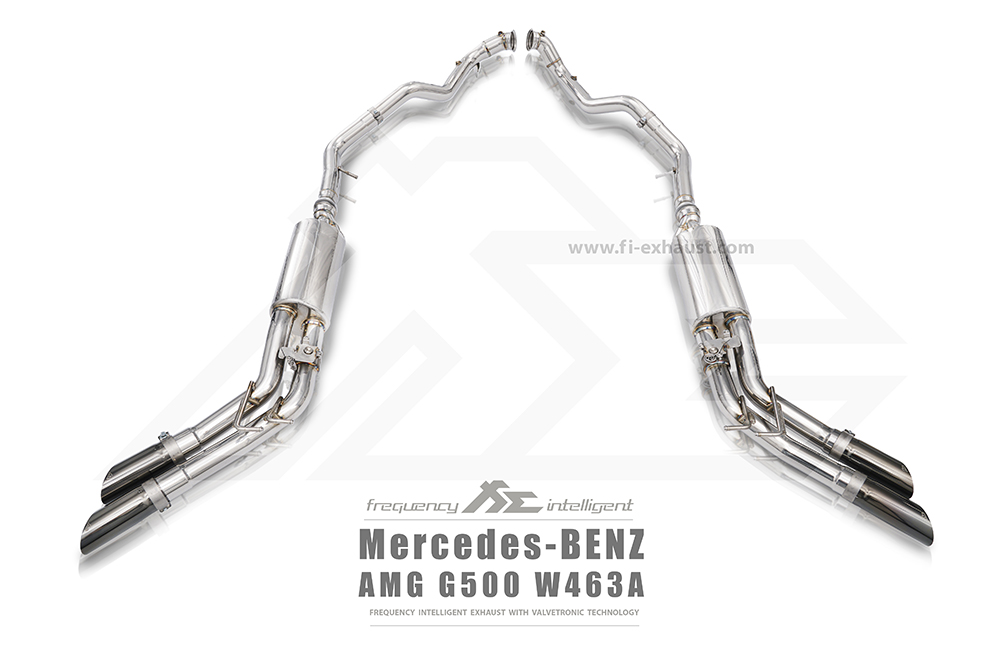 W463A G500 EXHAUST Quad Tips