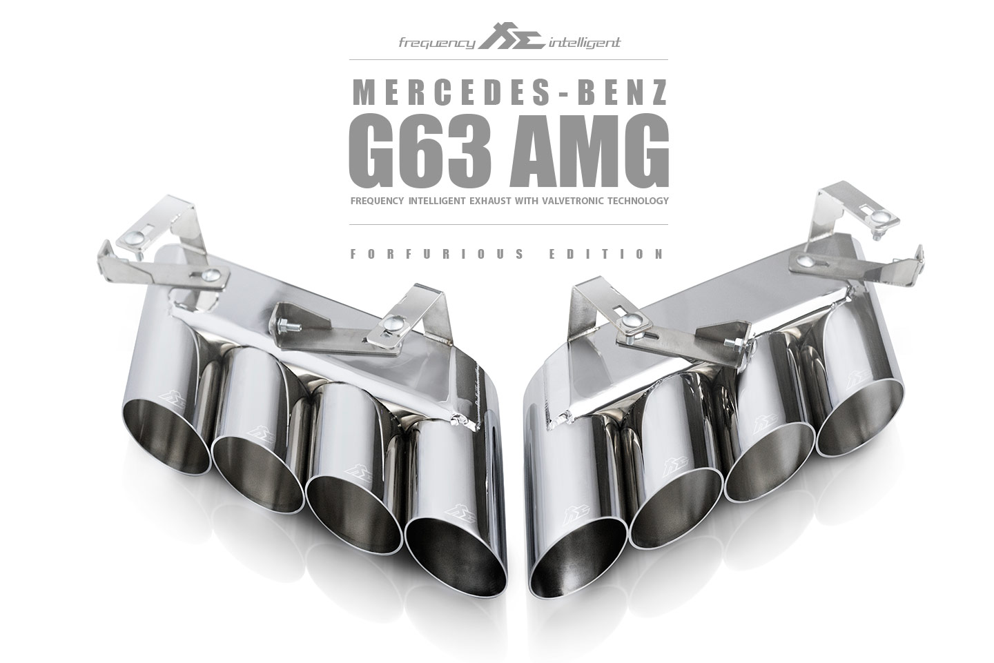 W463 AMG G63 EXHAUST Ultimate Double Quad Tips