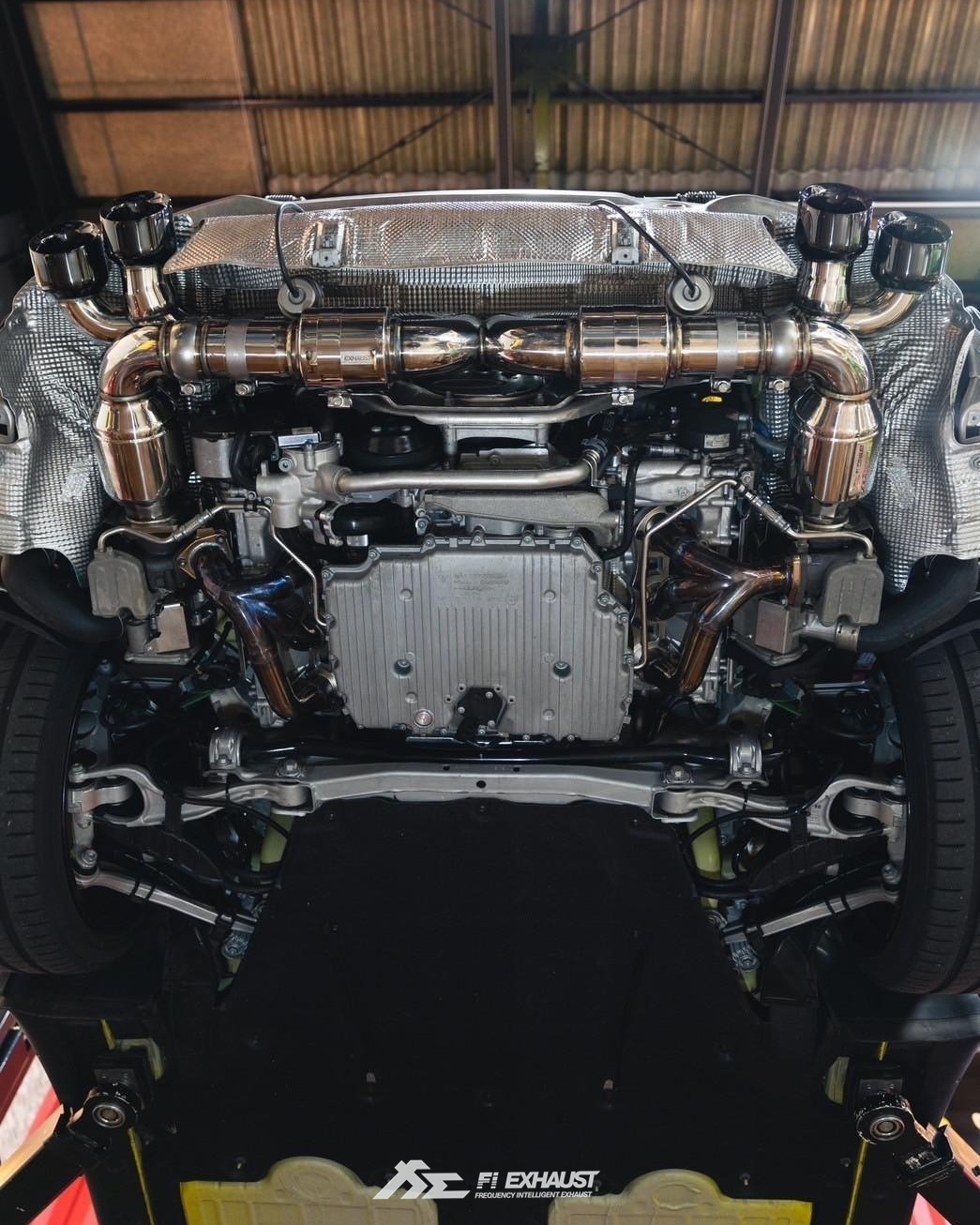 Max Orido installing Fi EXHAUST on his Porsche 991.1 Turbo.