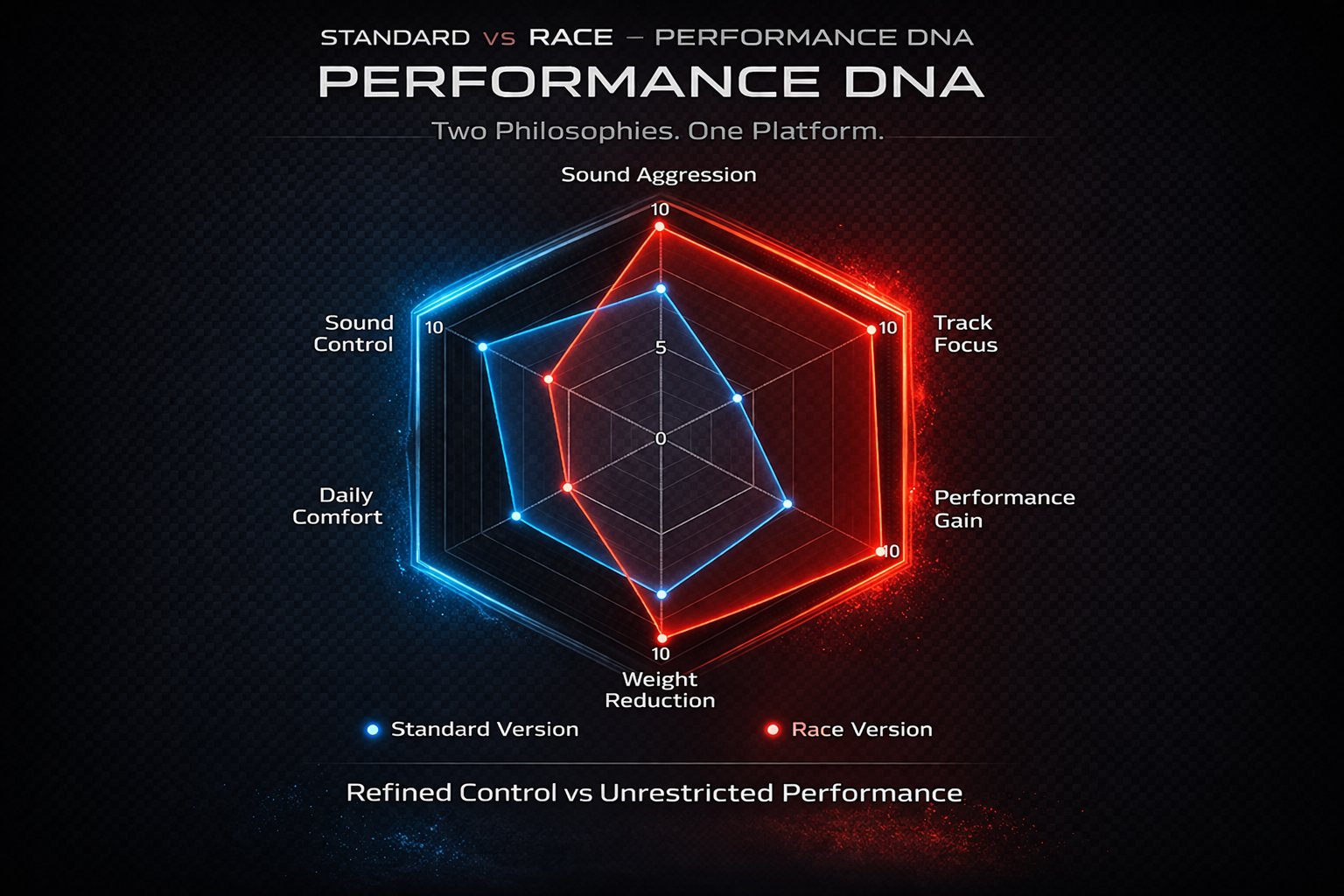Fi EXHAUST 992 GT3 RS Standard vs Race Version Comparison