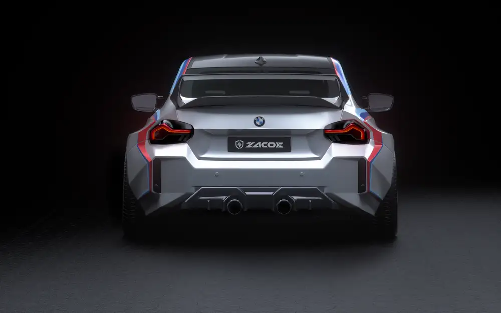 ZACOE carbon fiber widebody for BMW G87 M2