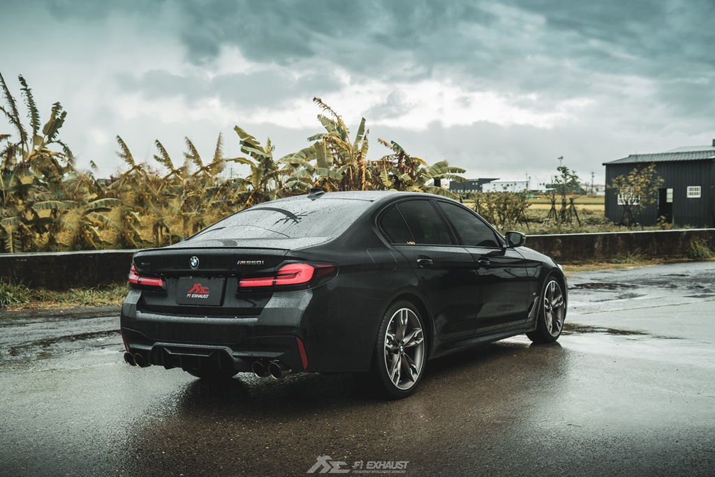 M550i exhaust shop