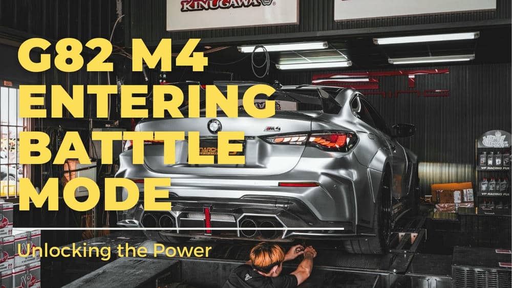 BMW G82 M4 Competition on a dyno.